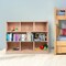 Natural Wood Kids Storage Cabinet 8 Compartments Child-Friendly